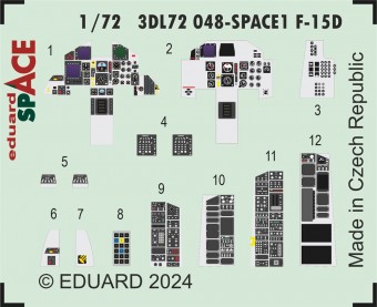 Eduard 3DL72048 F-15D SPACE 1:72