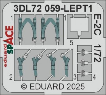 Eduard 3DL72059 E-2C SPACE HELLER 1:72