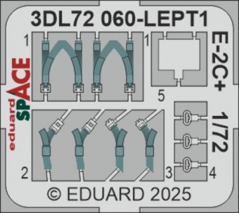 Eduard 3DL72060 E-2C+ SPACE HELLER 1:72