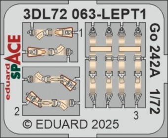 Eduard 3DL72063 Go 242A SPACE IBG 1:72