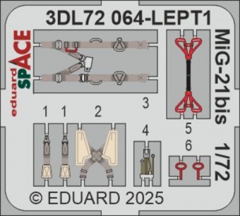 Eduard 3DL72064 MiG-21bis SPACE EDUARD 1:72