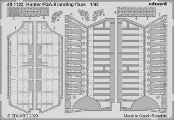 Eduard 481122 Hunter FGA.9 landing flaps AIRFIX 1/48