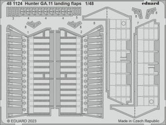 Eduard 481124 Hunter GA.11 landing flaps AIRFIX 1/48