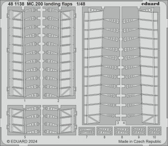 Eduard 481138 MC.200 landing flaps ITALERI 1:48