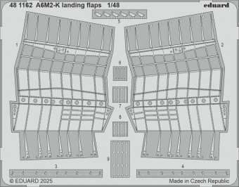 Eduard 481162 A6M2-K landing flaps EDUARD 1:48