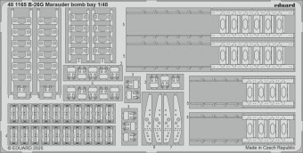 Eduard 481165 B-26G Marauder bomb bay ICM 1:48