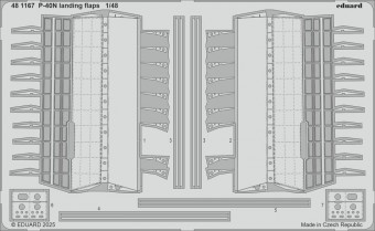 Eduard 481167 P-40N landing flaps EDUARD 1:48