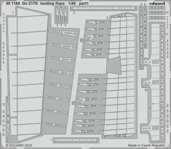 Eduard 481168 Do 217K landing flaps ICM 1:48