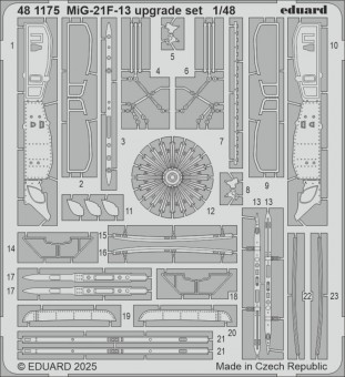 Eduard 481175 MiG-21F-13 upgrade set 1/48 for Eduard 1:48