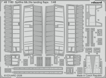 Eduard 481180 Spitfire Mk.IXe landing flaps for Airfix 1:48