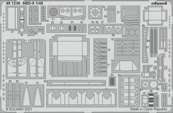 Eduard 491236 SBD-5 for REVELL 1:48