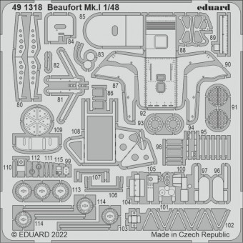 Eduard 491318 Beaufort Mk.I for ICM 1:48