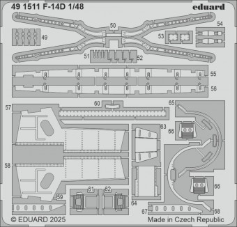 Eduard 491511 F-14D GREAT WALL HOBBY 1:48