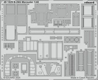 Eduard 491529 B-26G Marauder ICM 1:48