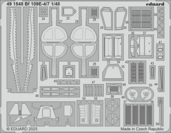 Eduard 491548 Bf 109E-4/7 TAMIYA 1:48
