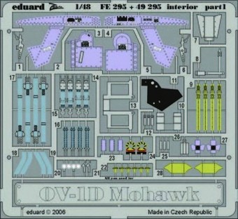Eduard 49295 OV-1D Mohawk interior for Roden Bausatz 1:48