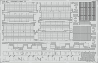Eduard 53297 USS Nimitz CVN-68 part 3 TRUMPETER 1:350
