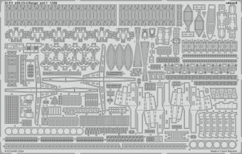 Eduard 53311 USS Ranger CV-4 part 1 1:350