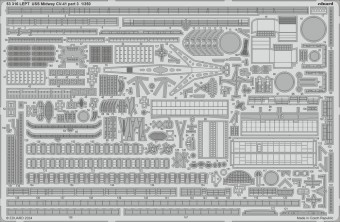Eduard 53316 USS Midway CV-41 part 3 0 1:350