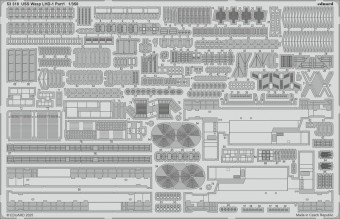 Eduard 53318 USS Wasp LHD-1 part 1 TRUMPETER 1:350