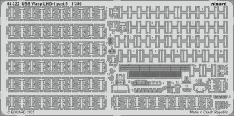 Eduard 53322 USS Wasp LHD-1 part 5 TRUMPETER 1:350