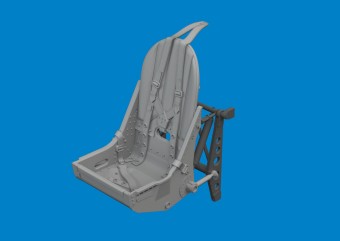 Eduard 624007 Spitfire Mk.VIII/Mk.IX seat PRINT AIRFIX 1:24