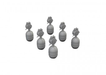 Eduard 632199 WWII USAAF oxygen cylinder A-4 PRINT 1:32