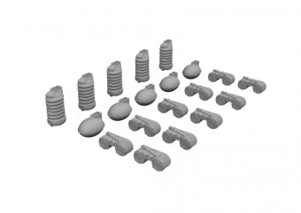 Eduard 632203 MG 15 magazines & case catchers PRINT 1:32