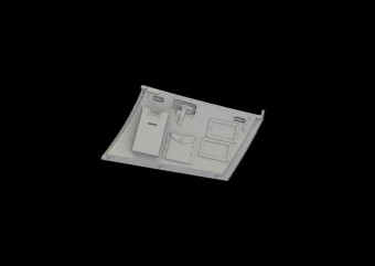Eduard 632209 Hurricane Mk.II cockpit door PRINT for Revell 1:32