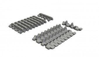 Eduard Accessories 635066 Tiger I early tracks PRINT for Tamiya 1:35