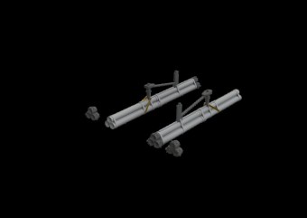 Eduard 6481008 P-51B/C bazooka rocket launcher EDUARD 1:48