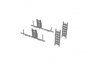 Eduard 6481012 B-26B bomb racks PRINT ICM 1:48
