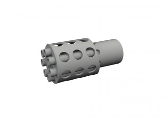 Eduard 6481018 A-10C rotary gun flash suppressor PRINT 1:48