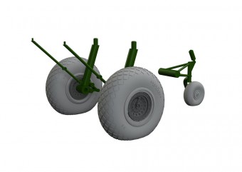 Eduard 6481020 B-17F wheels diamond tread 1:48