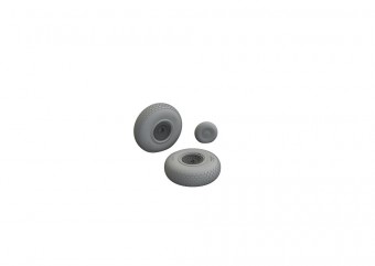 Eduard 6481025 B-17F wheels block tread 1/48 1:48