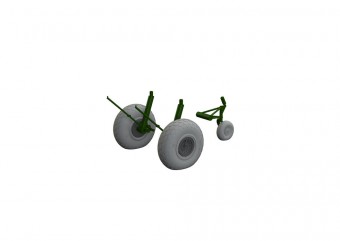 Eduard 6481026 B-17F wheels oval tread 1/48 1:48