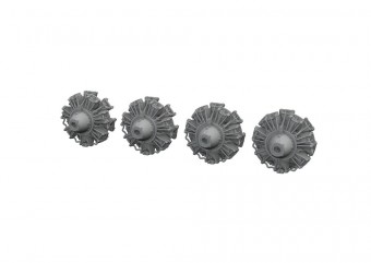 Eduard 6481029 B-24J engines PRINT HOBBY BOSS 1:48