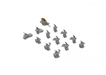 Eduard 6481031 P-51B/C gun sights PRINT 1:48