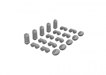 Eduard 6481055 MG 15 magazines & case catchers PRINT 1:48