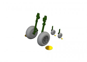 Eduard 6481059 P-40E wheels block tread EDUARD 1:48
