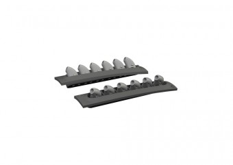 Eduard 6481060 P-40 exhaust stacks rounded PRINT EDUARD 1:48