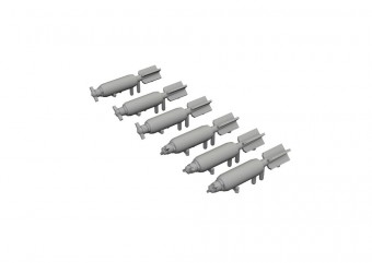 Eduard 6481078 P-40 30lb frag bombs PRINT EDUARD 1:48