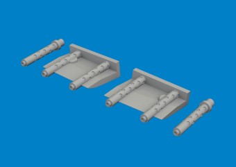 Eduard 6481092 F4F-4 gun barrels PRINT ACADEMY 1:48