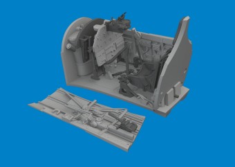 Eduard 6481096 P-40E cockpit PRINT EDUARD 1:48