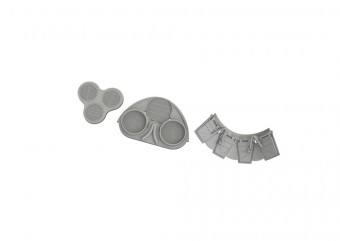 Eduard 6481097 P-40E radiators upgrade set PRINT EDUARD 1:48