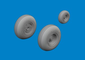 Eduard 6481109 UH-60 wheels ICM 1:48
