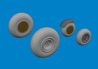 Eduard 6481113 B-24D wheels HOBBY BOSS 1:48