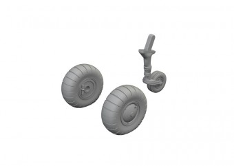 Eduard 6481117 Fi-156C wheels TAMIYA 1:48