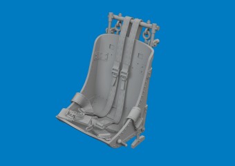 Eduard 6481155 P-47D Razorback seat w/ intergral seat belts PRINT for Miniart 1:48