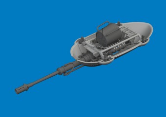 Eduard 6481158 Hs 129B MK 101 gun pod PRINT for Takom 1:48